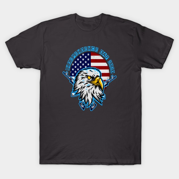 Independence Day 2020 T-Shirt by DZCHIBA